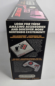 Original Nes Action Set Complete In Box With Nintendo Super Mario Duck Hunt.