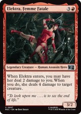 Elektra, Femme Fatale -NM -687- Commander: Marvel Super Heroes