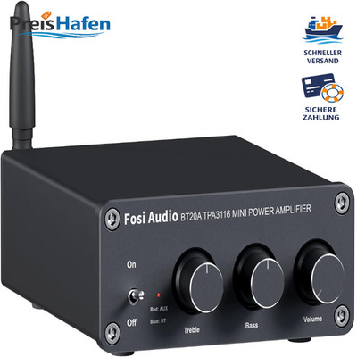 Fosi Audio BT20A Bluetooth Verstärker 200W Mini Hifi Verstärker T
