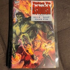 Hulk Wasp Hank Pym Tales to Astonish Vol. 3 #1  1994 Acetate Cover Marvel TPB