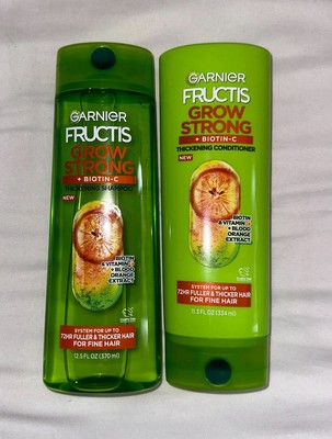 Garnier Fructis GROW STRONG+Biotin-C Thickening Shampoo & Conditioner