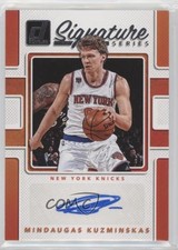 2017-18 Panini Donruss Signature Series Mindaugas Kuzminskas #SS-MK Auto z4k