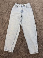 VINTAGE Gap Jeans Womens 6 Reverse Fit Light Wash Denim 90s USA 26x27