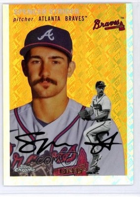 2023 Chrome Platinum Anniversary Topps Refractor 43/499 Spencer Strider #189 3g6