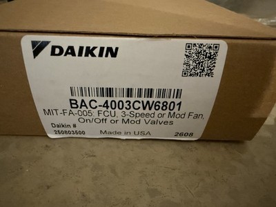 daikin thermostat BAC-4003CW6801