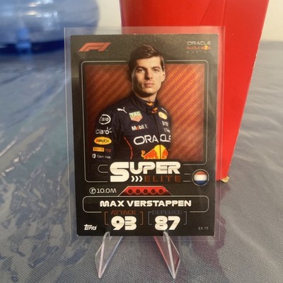 2022 Topps F1 Turbo Attax Super Elite Exclusive Max Verstappen #EX15