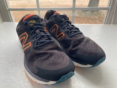 New Balane Fresh Foam 680 V7 Running‎ Shoes Men\'s Size 13 Blue Orange Athletic Mens Sz 13 New Balance Fresh Foam 680 v7 M680CK7 Running  main image 3