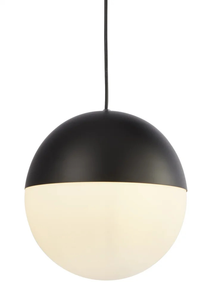 Ceiling Light Black Endor LED Matt Searchlight 24181BK