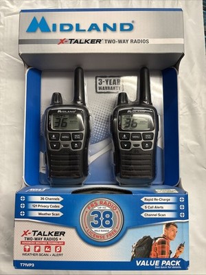 Midland XTalker T71VP3 Walkie Talkie (1712) New-Openbox 