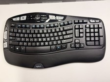 Logitech K350 Wireless Wave Ergonomic Keyboar...