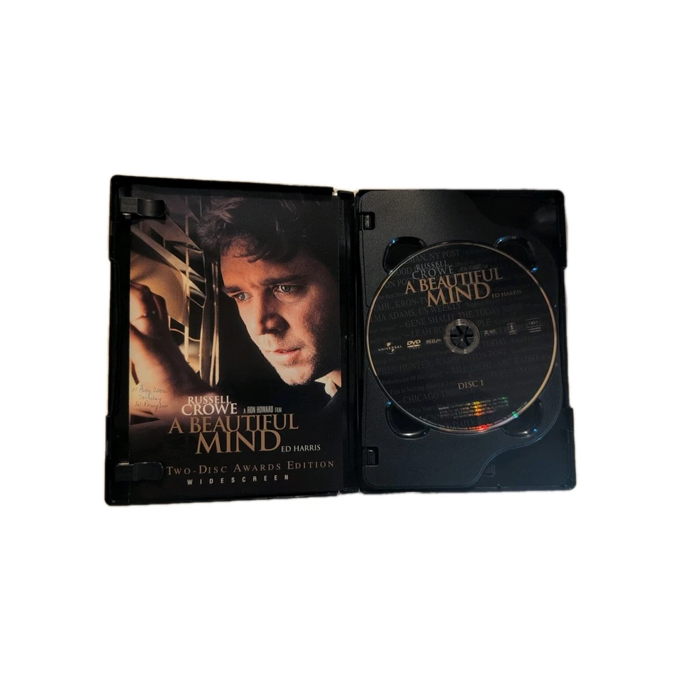 A Beautiful Mind (DVD, 2002, 2-Disc Set Awards Edition, widescreen). - Image 3 of 4