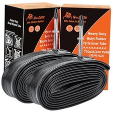 700C Heavy Duty Bike Tubes 700x35C/38C/40C/43C FV48 Presta Valve (35/43-622)
