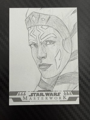 2024 Topps Star Wars Masterwork Ahsoka Tano Sketch - Emre Varlibas