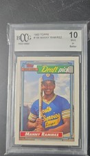 1992 Topps - Manny Ramirez #156 (RC)