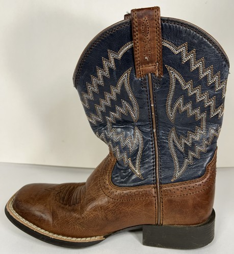 Ariat Boys' Tycoon Western Boot Square Toe Style 10021591 Youth Size 13 - Picture 6 of 13