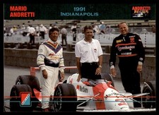 1992 Collect-a-Card Andretti Family Racing Mario Andretti #78