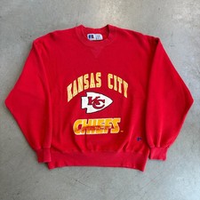 Vintage 90s NFL Kansas City Chiefs Russell Athletic Sweatshirt Large