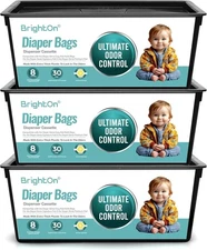 Innovative Easy Roll Refill 90 Tear-Off Bags Disposal For Diaper Genie