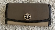 Authentic Vintage Coach CB Leather Wallet - PreOwned in Good Used Condition
