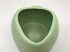 VINTAGE CELERY GREEN STONEWARE SMILEY FACE WHALE PLANTER 7" — photo 7