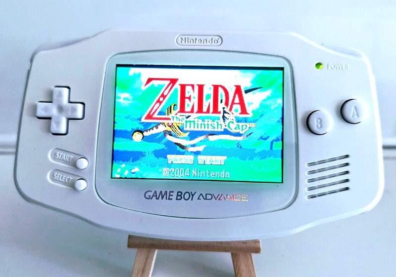 Nintendo Gameboy Advance IPS Laminated Backlit Screen GBA V5 Game Boy White