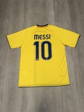 LIONEL MESSI FC BARCELONA AWAY AUTHENTIC 2008-2010 FOOTBALL JERSEY SOCCER SHIRT
