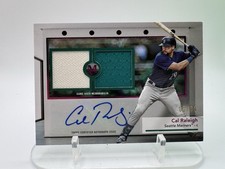 Topps Museum Collection Cal Raleigh Pink Autograph /99