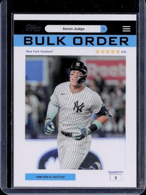 2026 Topps #BO-3 Aaron Judge Flagship Collection Bulk Order