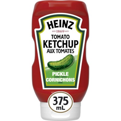 Heinz Pickle Flavored Tomato Ketchup 375ml/13 oz  -  FREE SHIPPING