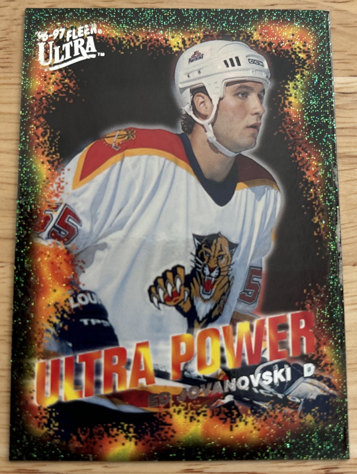 1996-97 Fleer Ultra Ed Jovanovski Ultra Power #7 RARE Insert Florida Panthers