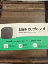 New Blink Outdoor 4 4th Gen Smart Security Camera Wire Free W/ Sync Module