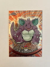 Nidoking Topps Chrome Pokemon TV Animation Edition #34 2000 NM