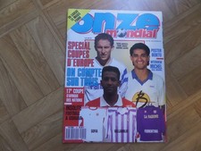 MAGAZINE ONZE MONDIAL  MARS  1990 COMPLET FICHES POSTER 10 PANINI -football