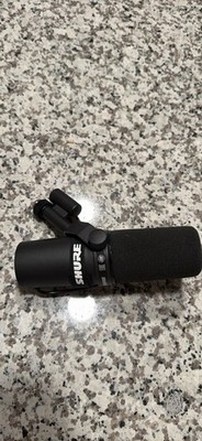 Shure SM7B Cardioid Dynamic Studio Microphone XLR Wired Shock Mount Black