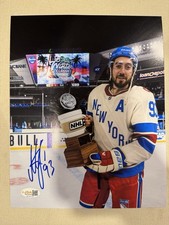 2026 Winter Classic New York Rangers Mika Zibanejad Signed 8x10 Photo JSA