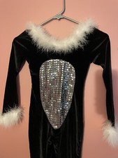 Spirit Halloween CHILD'S BLACK CAT COSTUME  SIZE 4-6 Small