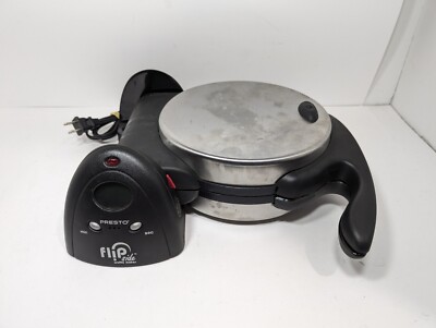 Presto Flip Side Nonstick Waffle Maker Ceramic Model 0351003 - Working 