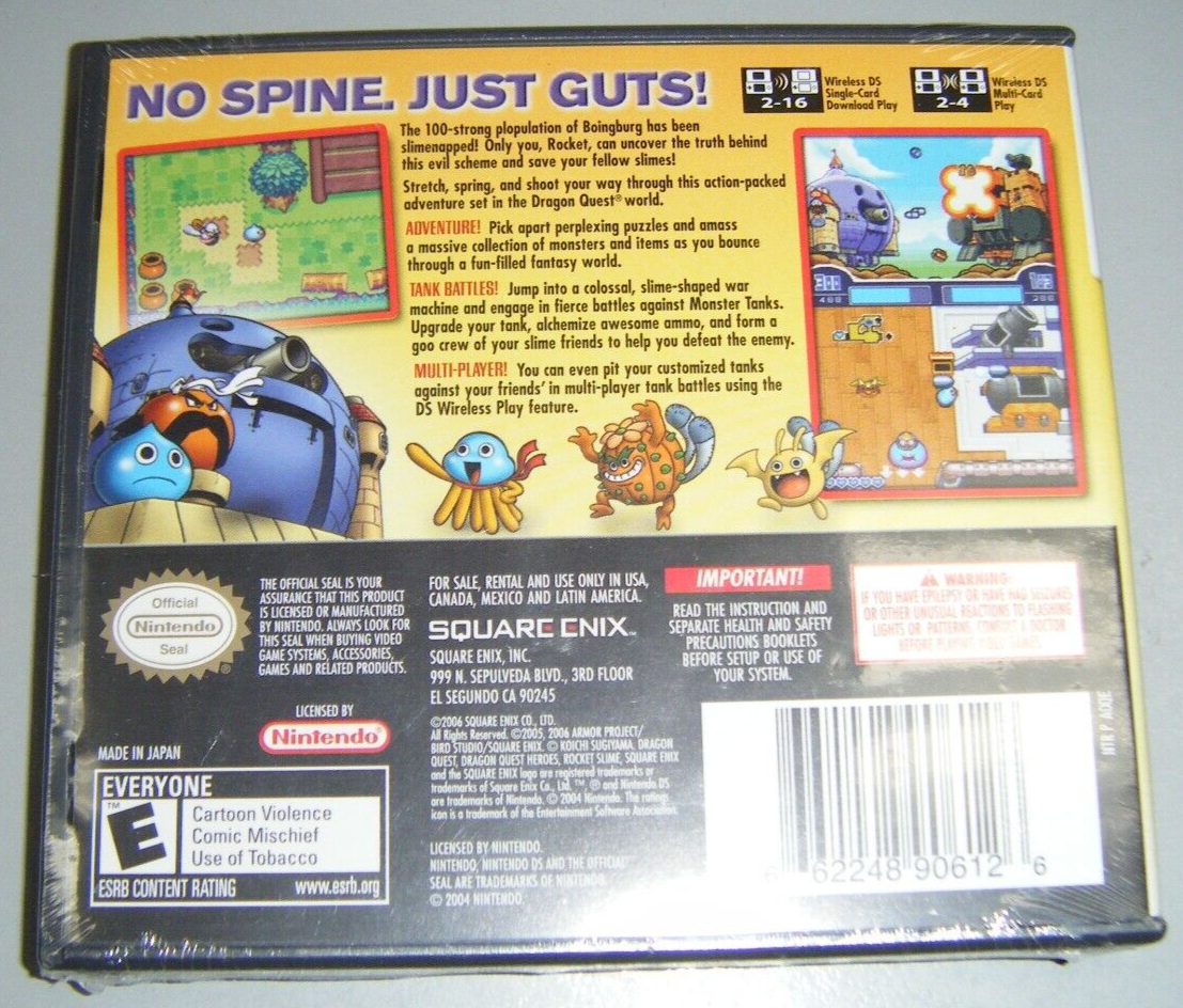 New Sealed Nintendo DS Game - Dragon Quest Heroes: Rocket Slime | eBay