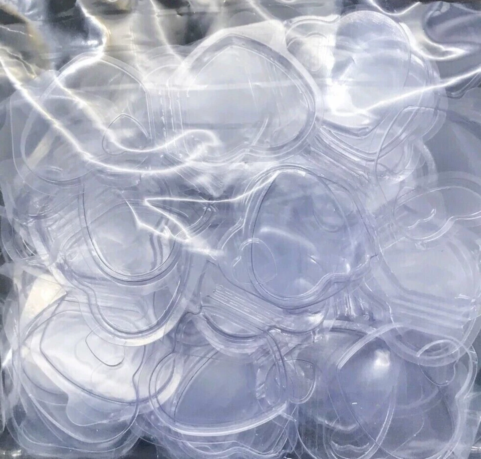 Ty Beanie Baby Tag Protectores Lote de 50 Plástico Corazón Colgante Tag Holders Set [Nuevo] Foto 2 de 3