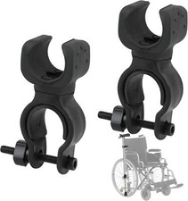 Giantree 2pcs Black Cane Holder for the Walker, Stick Universal Crutches Stick B