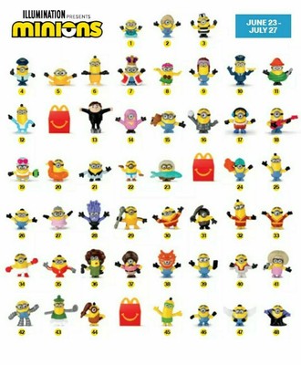 2020 Mcdonalds Happy Meal Toys-Minions 