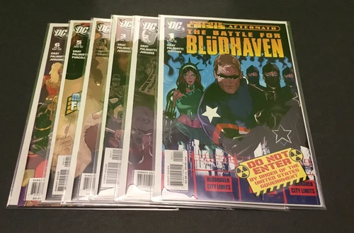 CRISIS AFTERMATH: THE BATTLE FOR BLUDHAVEN #1-6 by DC Comics (2006), 6 book set