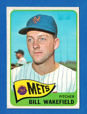 1965 Topps #167 Bill Wakefield NM OC New York Mets