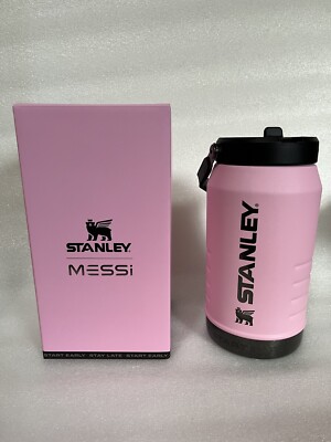 The Messi X Stanley IceFlow Flip Straw GOAT Jug 64 OZ Stanley