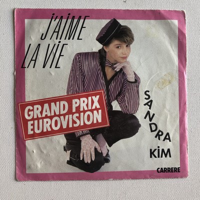 Sandra Kim J Aime La Vie 7 Vinyl Single Eurovision 1986 Belgium Ebay
