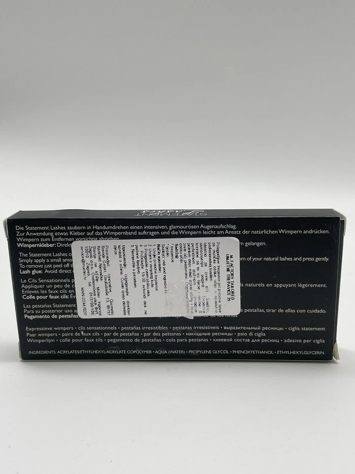 MAKEUP Factory STATEMENT Lashes 1 Paar künstl. Wimpern Limited Ed. Nr. 40 *neu* - Bild 2 von 3