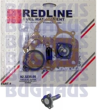 WEBER 38/38 DGAS DGES Rebuild Kit with a new Power Valve! Redline! FREE SHIP!!
