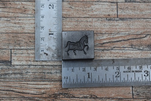 Cast Iron Horse Silversmith Jewelry Pendant Charms Making Mold Die Stamp Seal - Picture 2 of 6