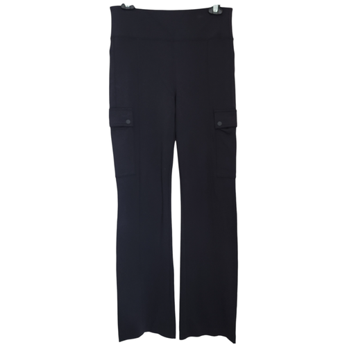 Athleta Delancey Straight Cargo Pant Small High Rise Stretchy In Black