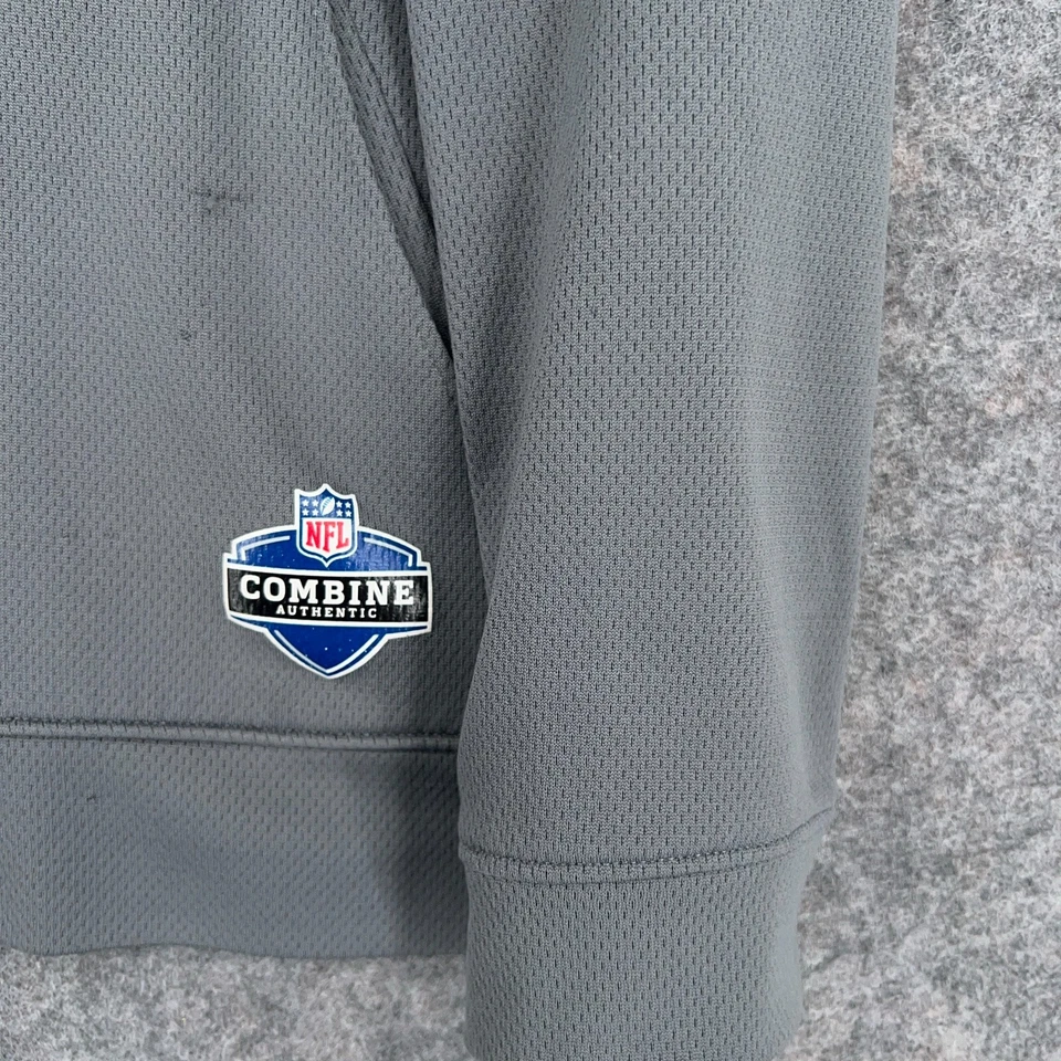 Chaqueta Under Armour Para Hombres Grande Gris Cremallera NFL Combinar Fútbol Aire Libre Senderismo Foto 4 de 4